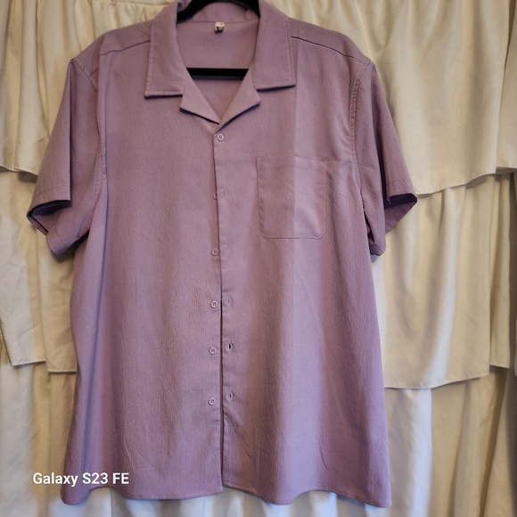 Old Navy Other - Coofandy Men's Purple Casual Button Down Shirt